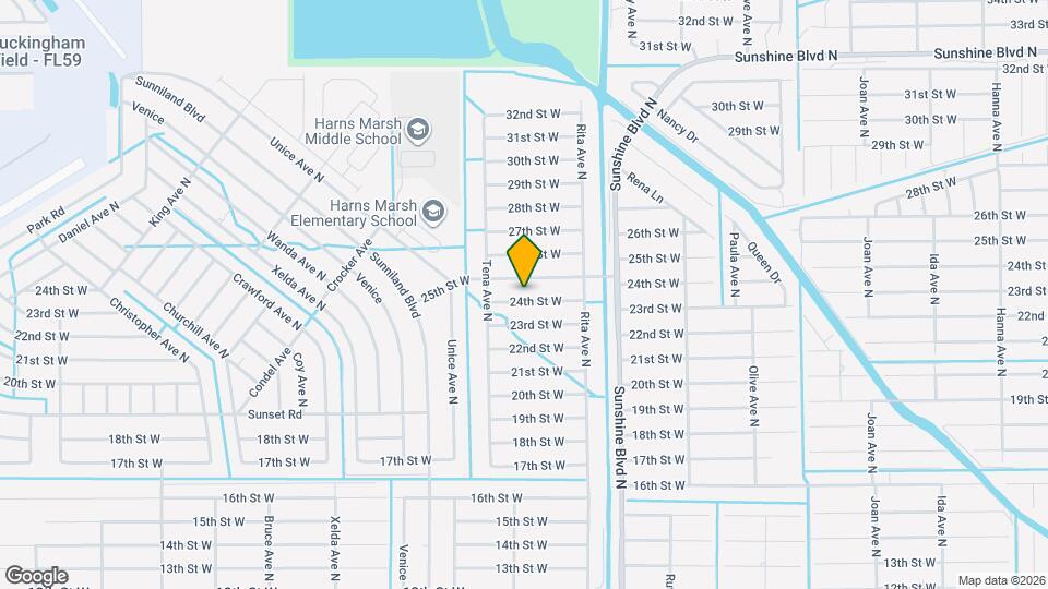 3414 24th St W Map and Location Details
