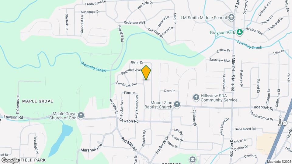 317 Westwood Dr Map and Location Details
