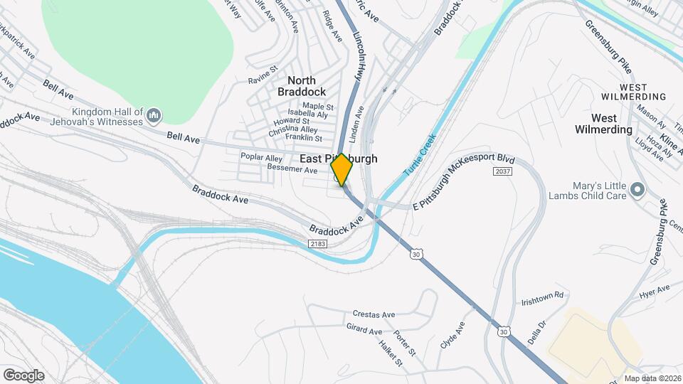 307 S Park St, Unit 1st floor Map and Location Details