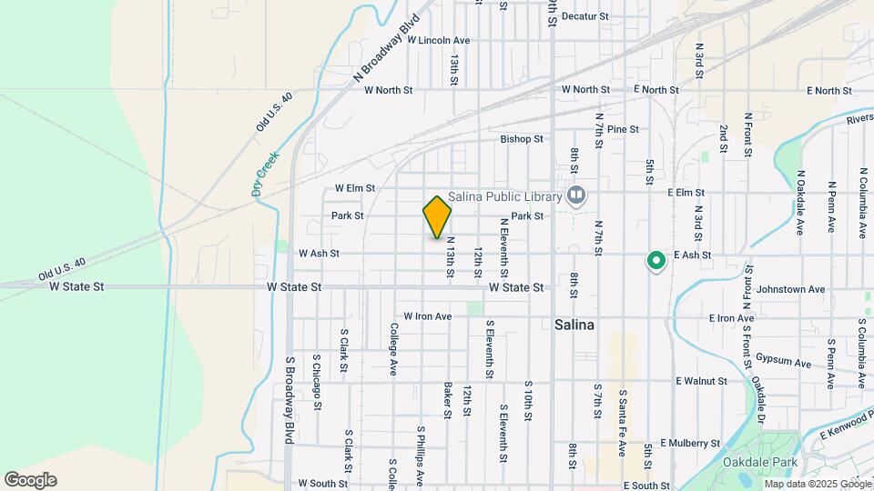 810 W Ash St Map and Location Details