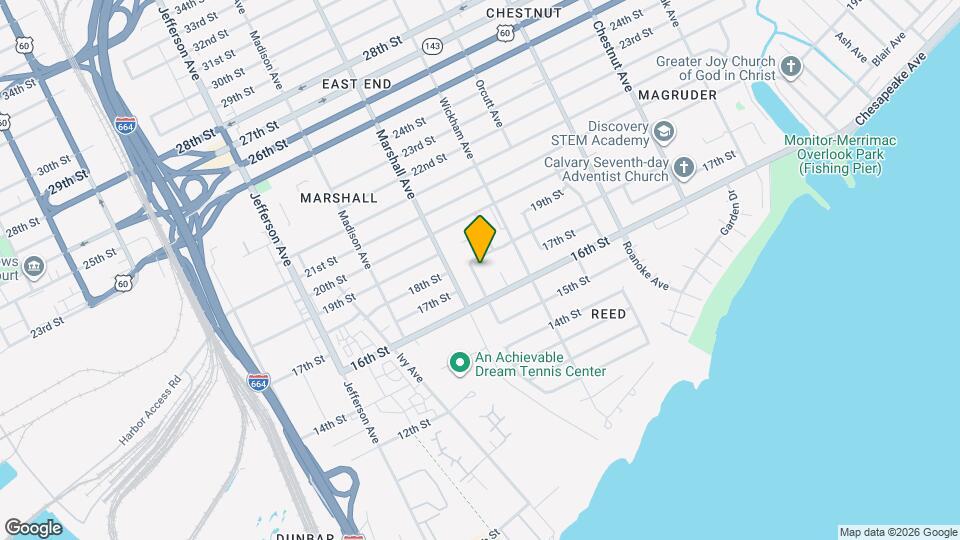 1624 Rolfe Pl Map and Location Details