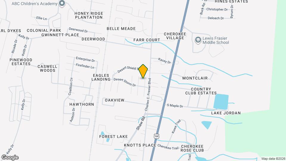 1104 Tomahawk Trail Map and Location Details