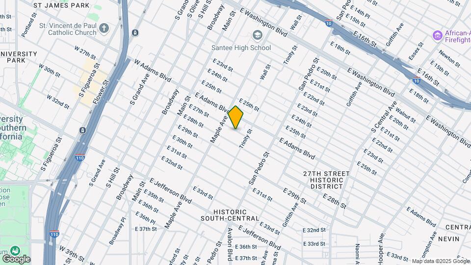 440 E 27th St Map and Location Details