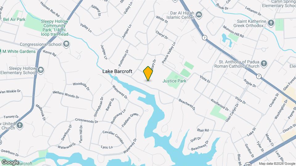 6306 Beachway Dr Mapa y Detalles de la Ubicación