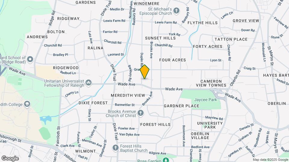 1204 Duplin Rd Map and Location Details