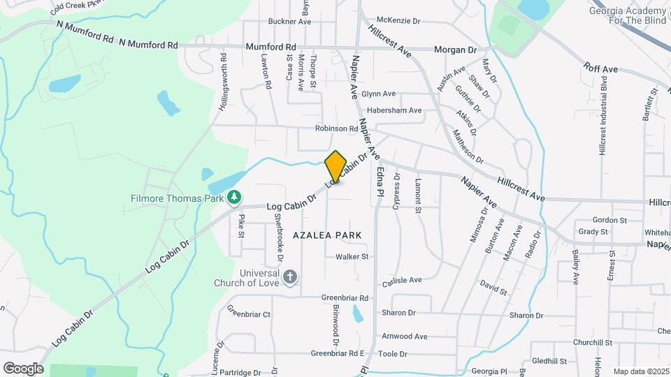 3584 Log Cabin Dr Map and Location Details