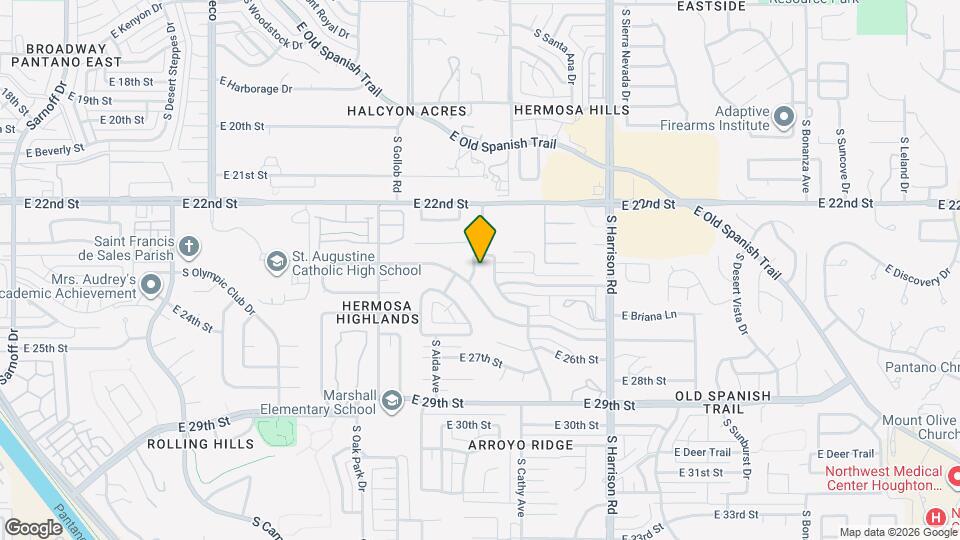 1421 S Brown Ave Map and Location Details