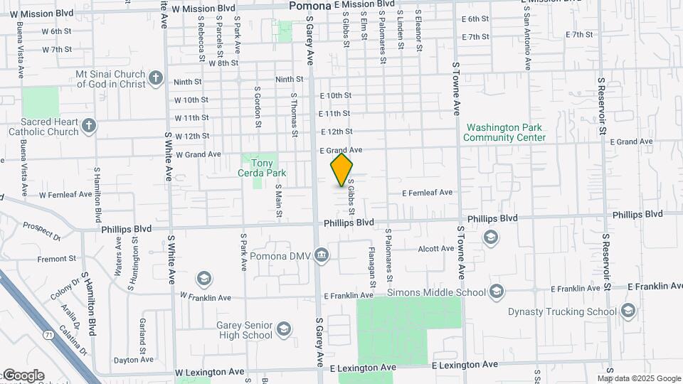 1433 S Gibbs St Map and Location Details