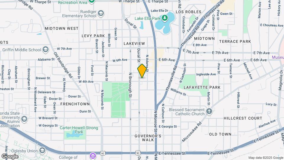 120 W 4th Ave Map and Location Details