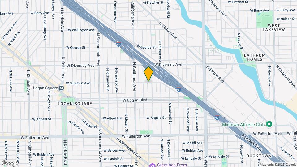 2642-2644 N Washtenaw Ave Mapa y Detalles de la Ubicación