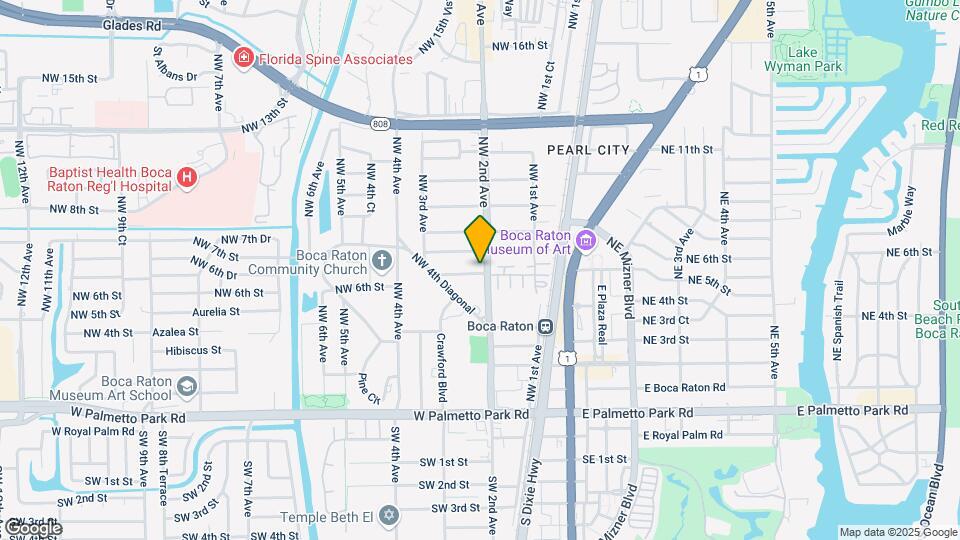 601 NW 2nd Ave Map and Location Details