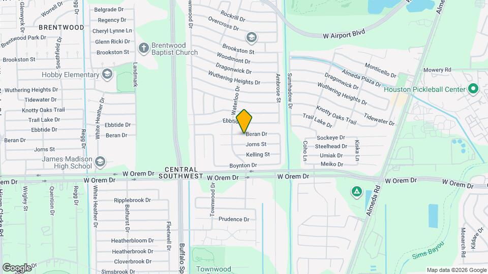 3239 Beran Dr Map and Location Details