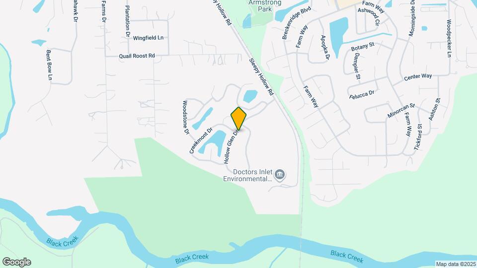 1675 Hollow Glen Dr Map and Location Details