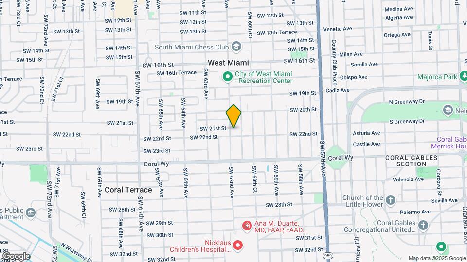 2117 SW 62nd Ave Map and Location Details