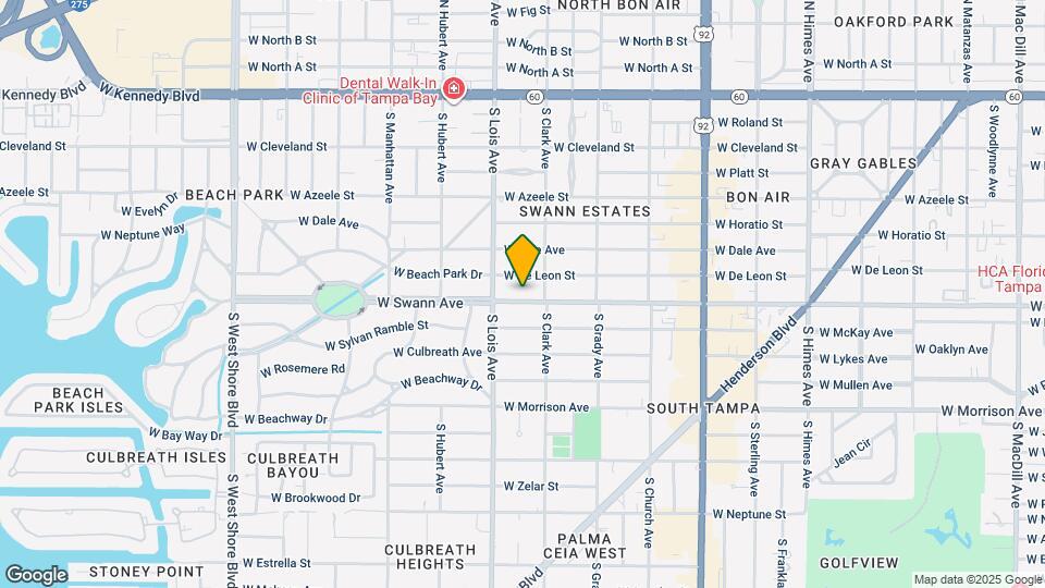4111 W Swann Ave Map and Location Details