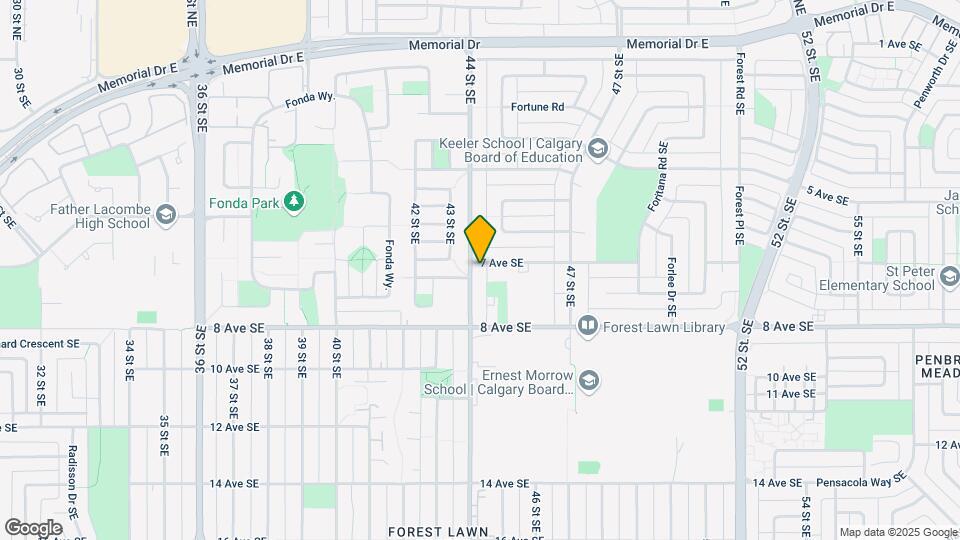 804 44 St SE Map and Location Details
