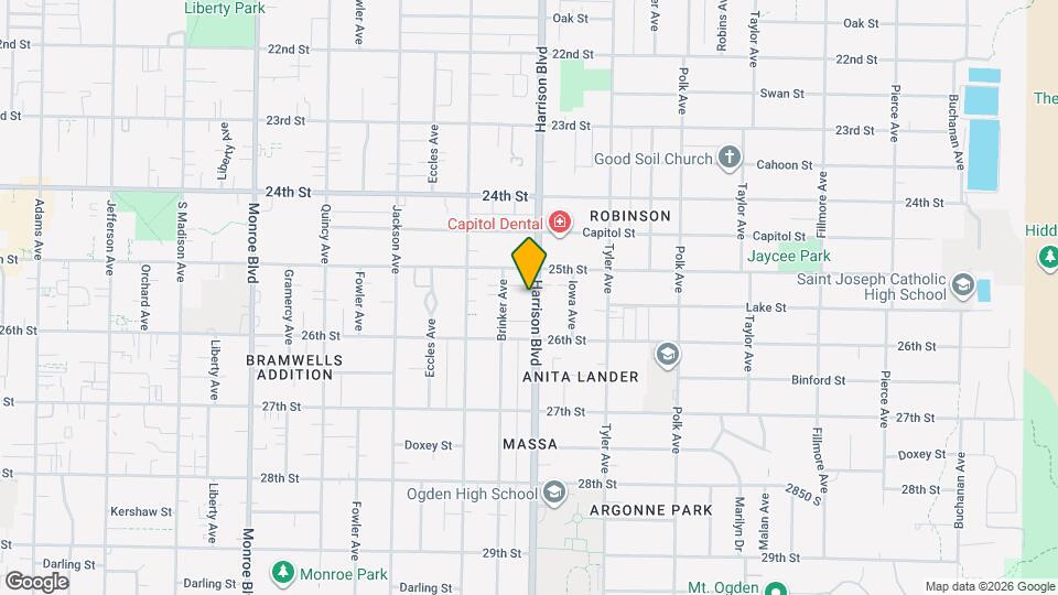 2537 Harrison Blvd Map and Location Details