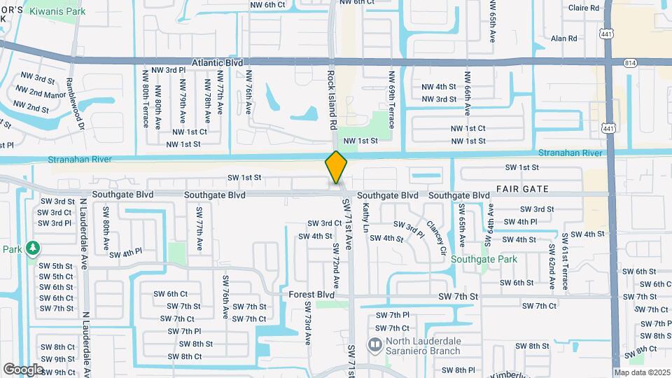190 SW 72nd Terrace Map and Location Details
