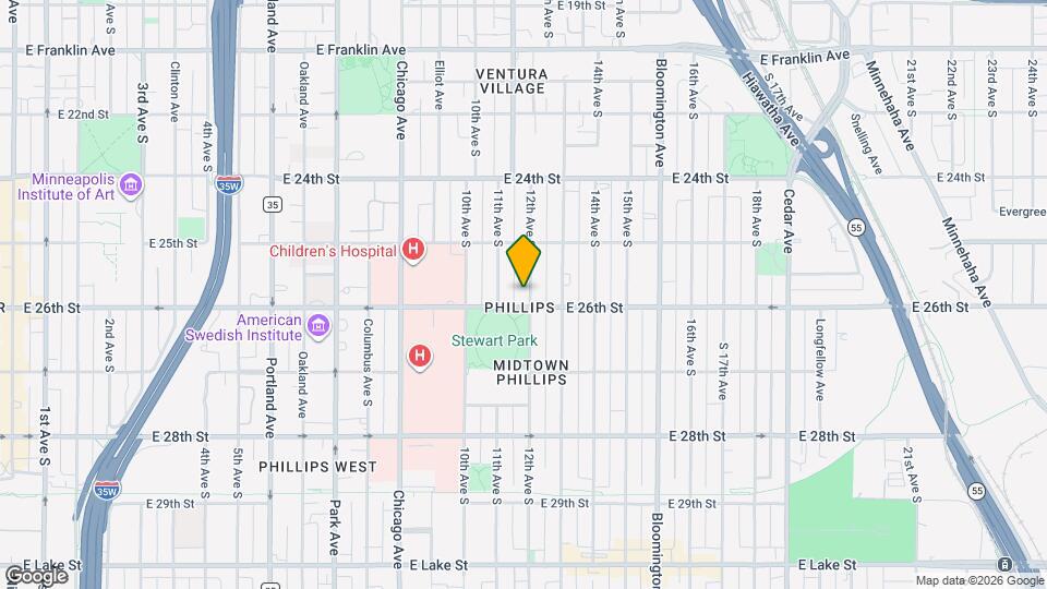 2540 12th Ave S Mapa y Detalles de la Ubicación