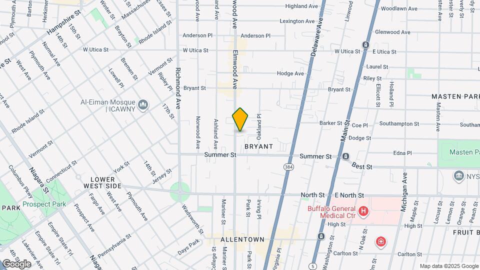 329 Elmwood Ave, Unit 3A Map and Location Details