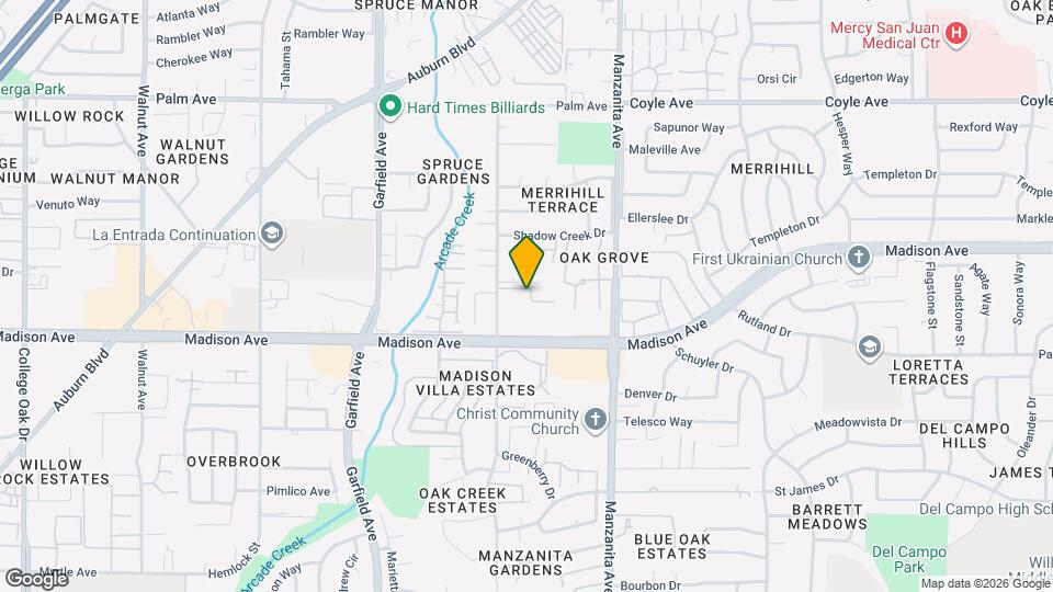 5244 Hackberry Ln Map and Location Details