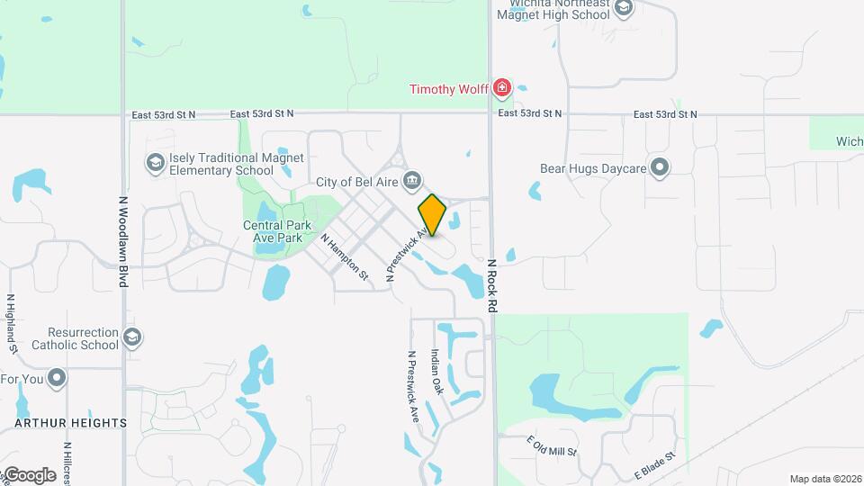 5126 N Villa Pl Map and Location Details