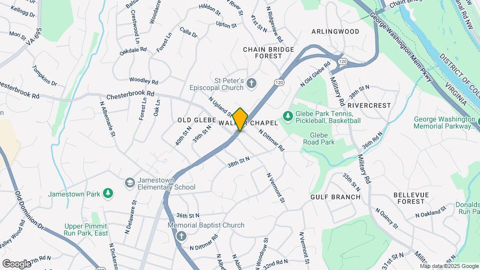 4003 N Glebe Rd Mapa y Detalles de la Ubicación