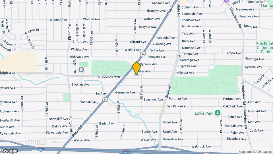 4116 Biddulph Ave-Unit -4116 Biddulph Ave Upper Map and Location Details