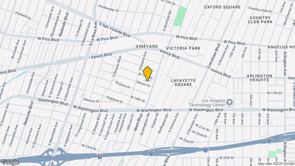 4521-4523 Saturn St Map and Location Details