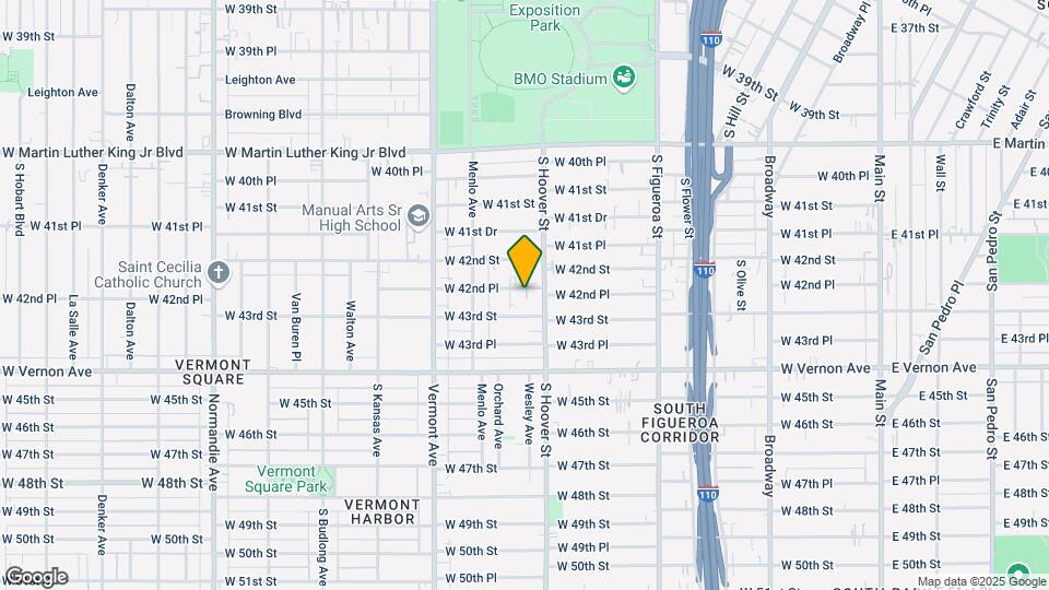 810 W 42nd Pl Map and Location Details