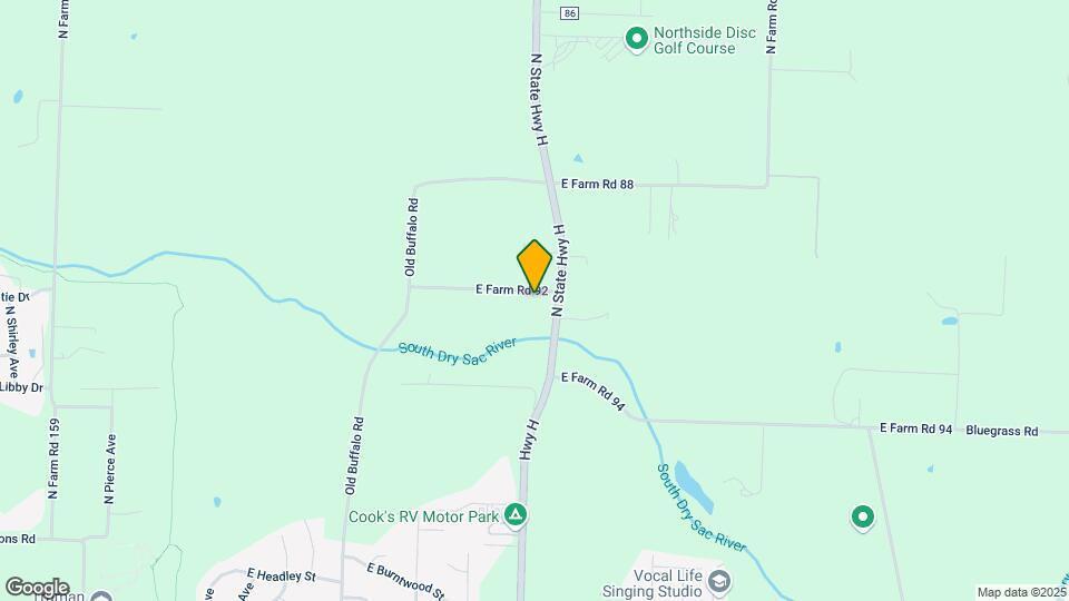 1618 E Farm Rd 92 Map and Location Details