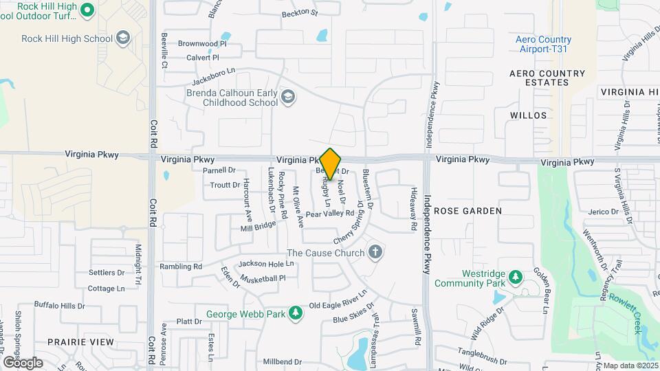 217 Rugby Ln Map and Location Details