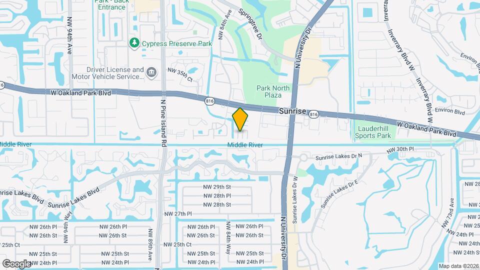 3232 NW 84th Ave Map and Location Details