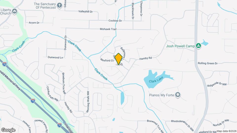 1772 Ascot Run NW, Unit Private Ground-Level Apartmen Map and Location Details