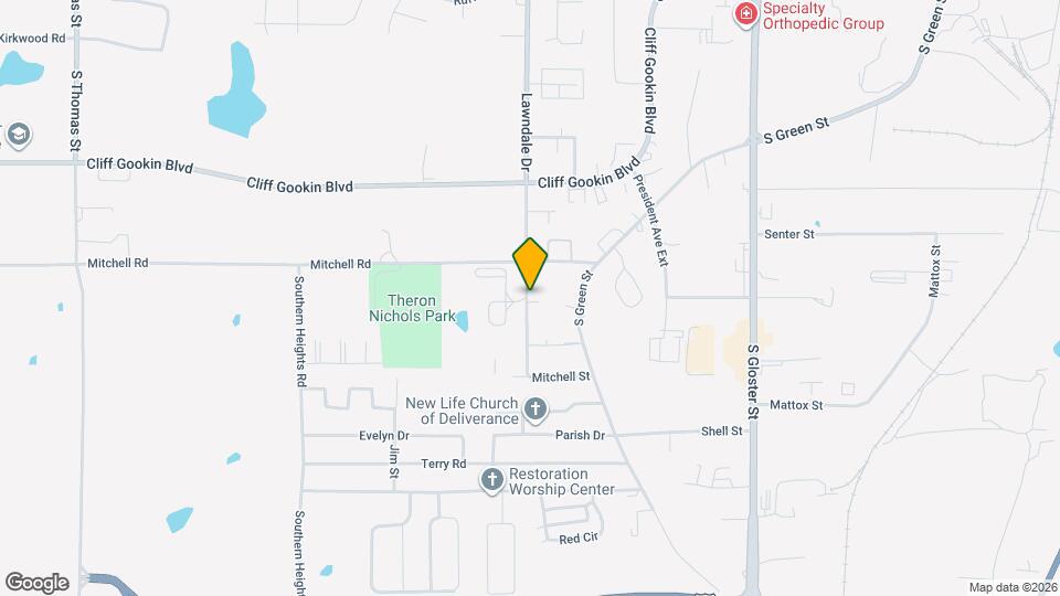 2707 Lawndale Dr Map and Location Details