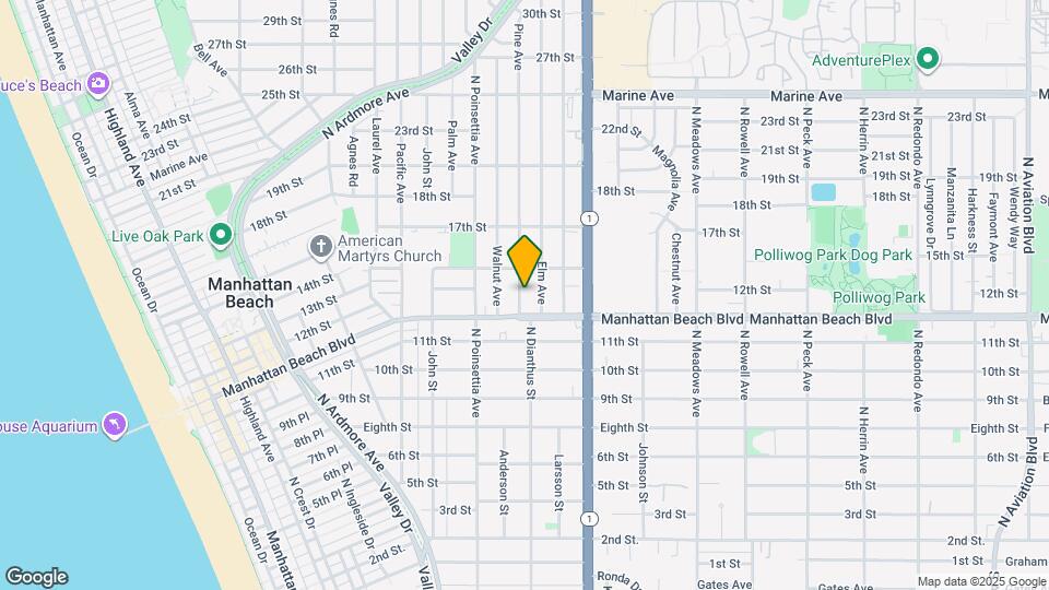 1200 Pine Ave Map and Location Details