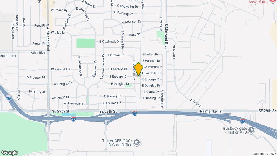 409 N Key Blvd Map and Location Details