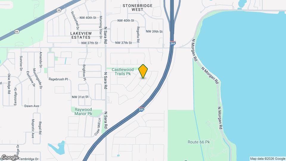 3400 Piney River Dr Map and Location Details