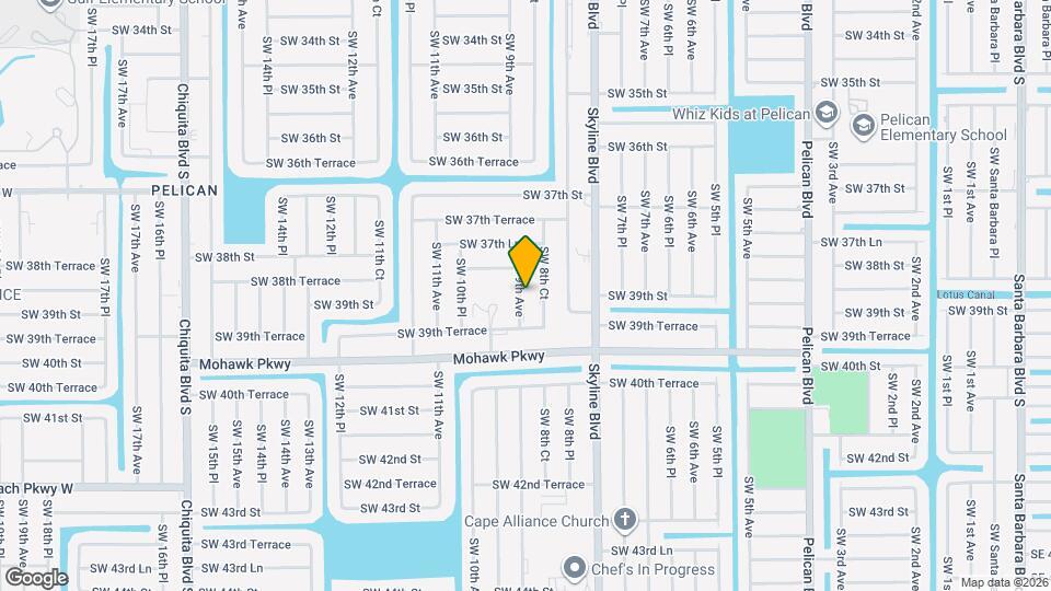 3827 SW 9th Ave Map and Location Details
