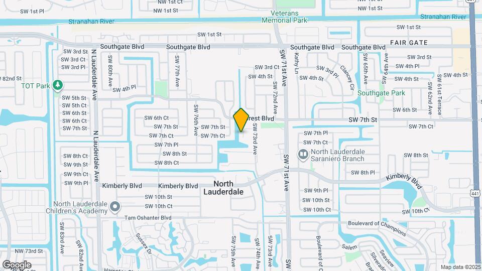 707 SW 74th Ave Map and Location Details