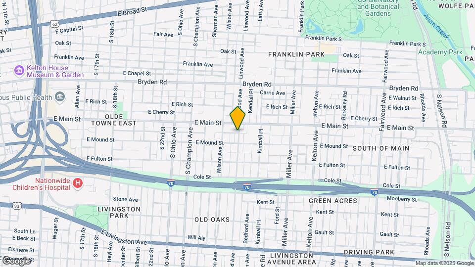 480 Linwood Ave Mapa y Detalles de la Ubicación
