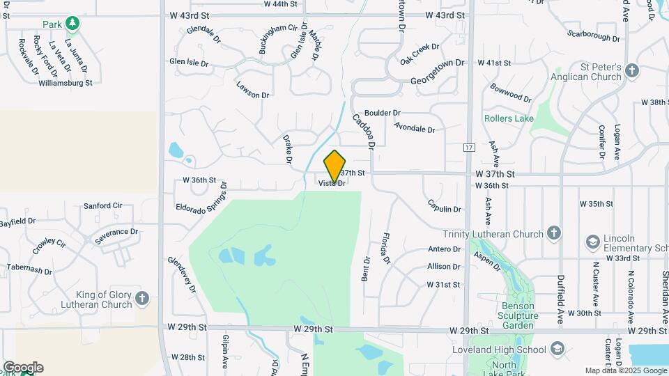 2000 Vista Dr Map and Location Details