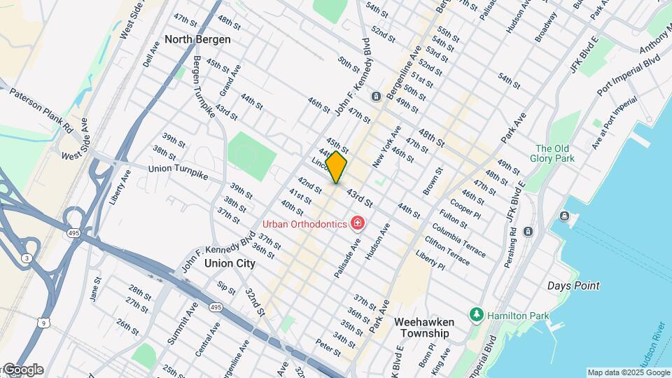 4214 Bergenline Ave Mapa y Detalles de la Ubicación