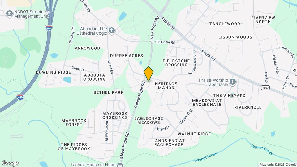 1212 Haybrook Ln Map and Location Details