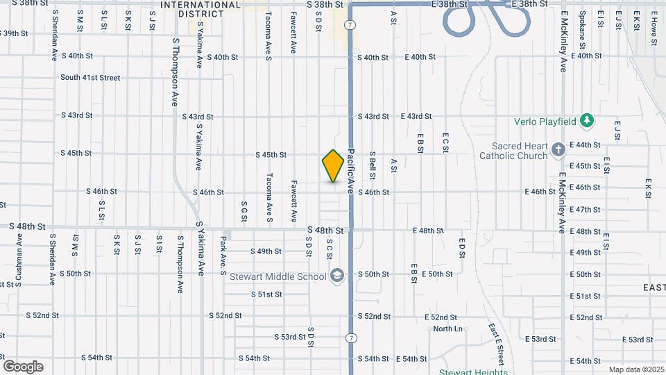215 S 46th St Map and Location Details