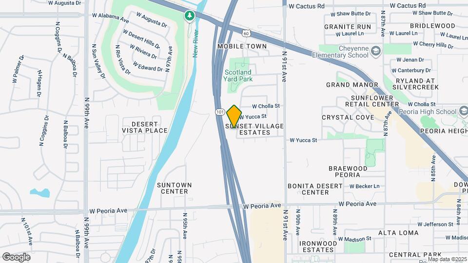 11224 N 93rd Ave Map and Location Details