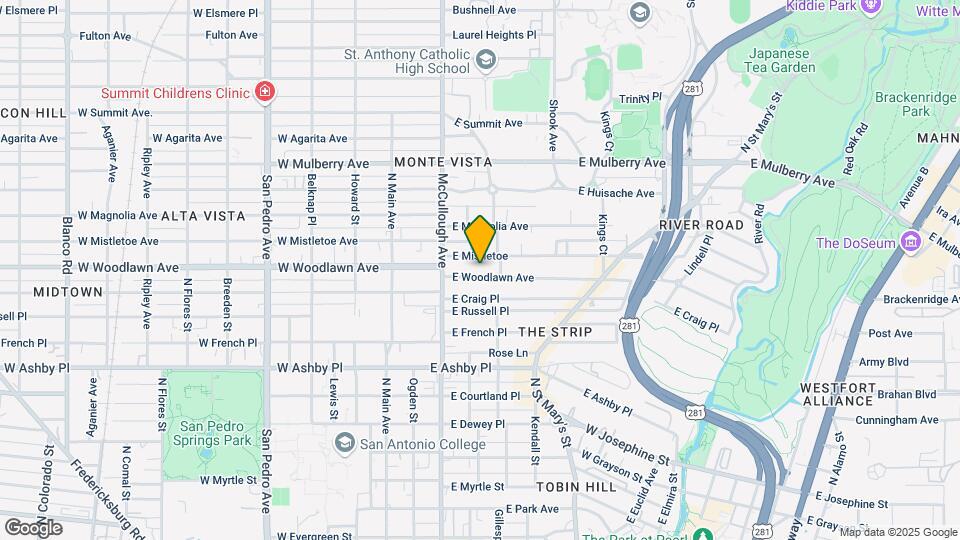 239 E Woodlawn Ave Map and Location Details