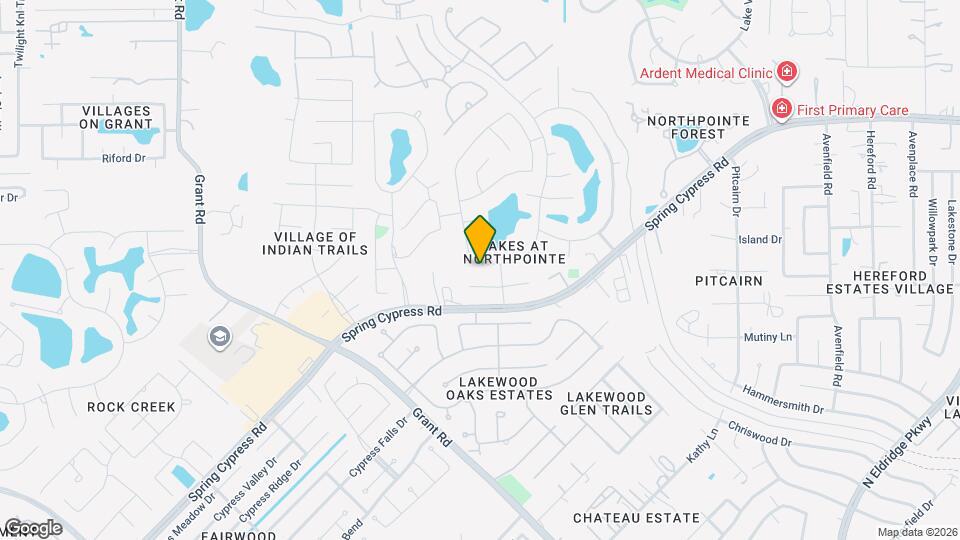 13619 Northpointe Ridge Ln Map and Location Details