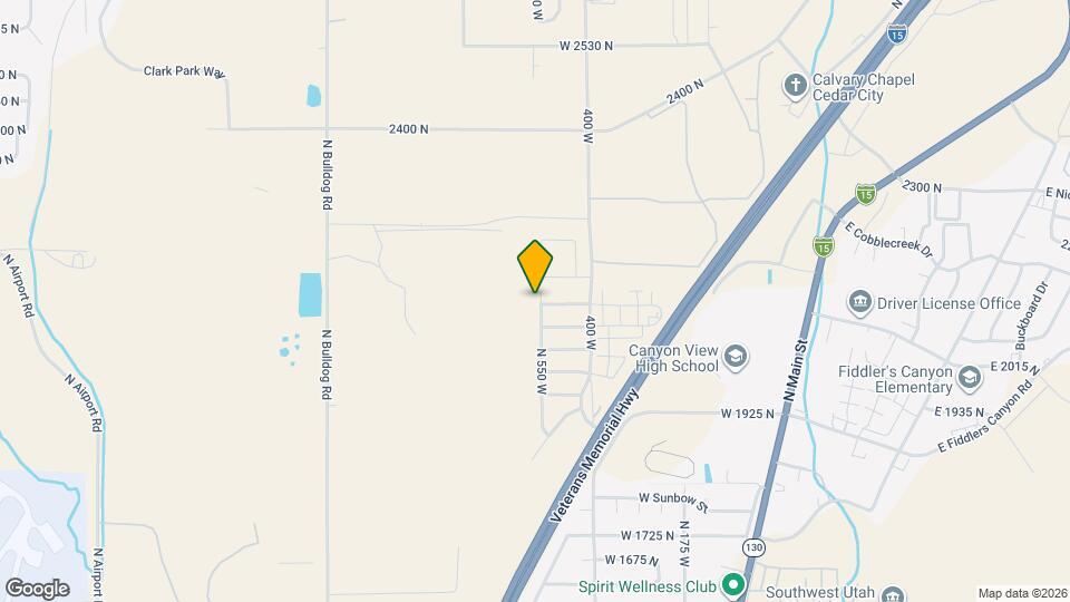 2115 N 550 W Map and Location Details