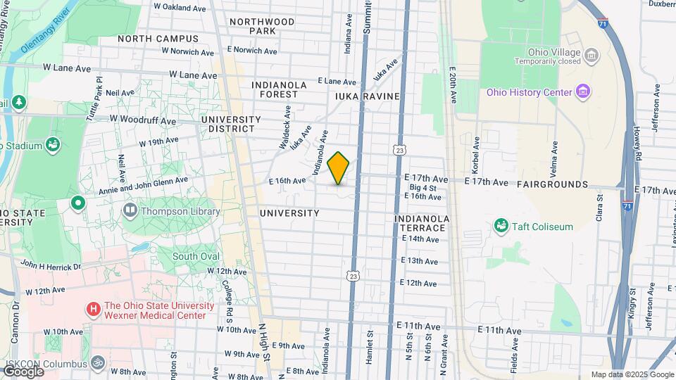 215 E 16th Ave Map and Location Details